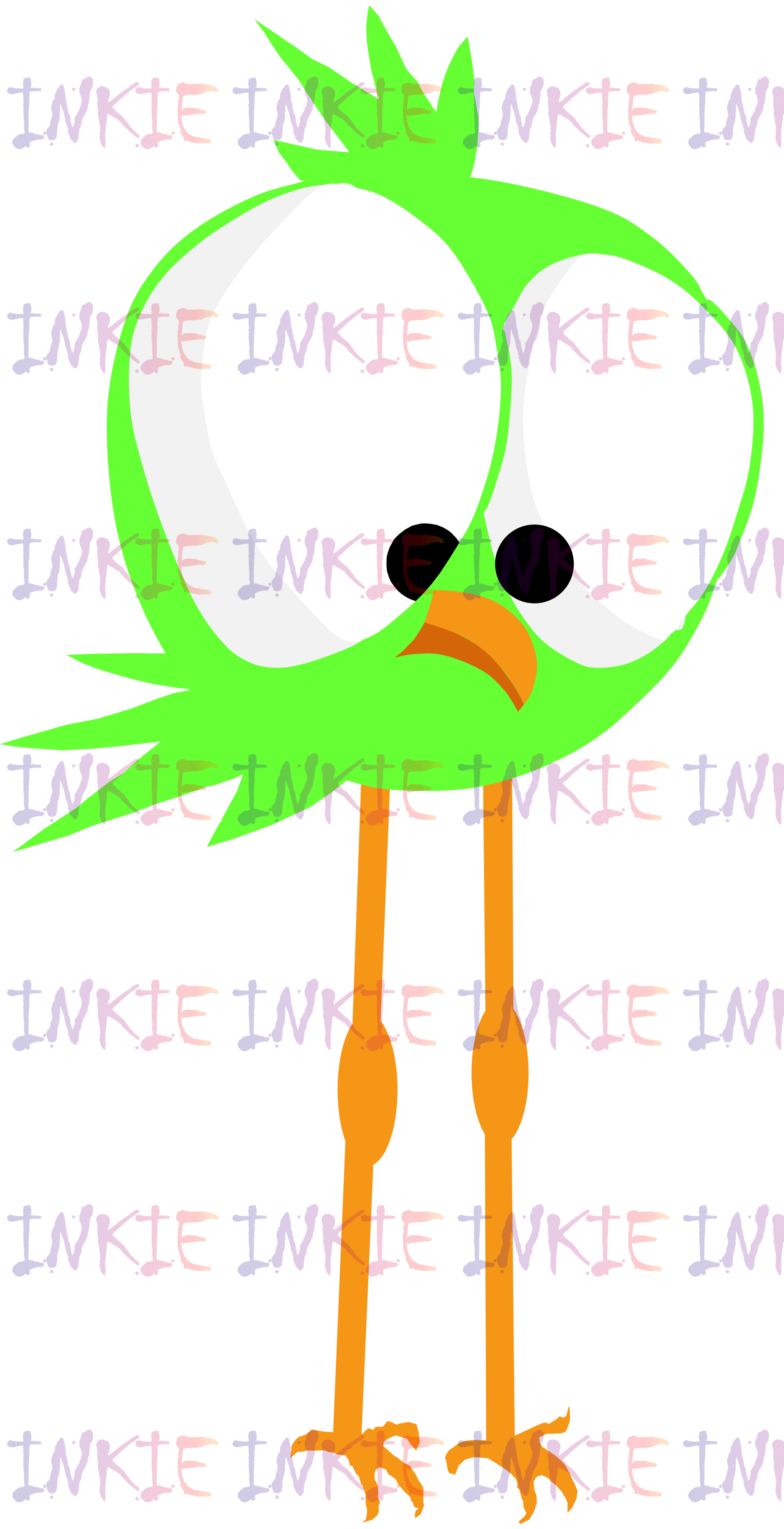 Tall Green Bird